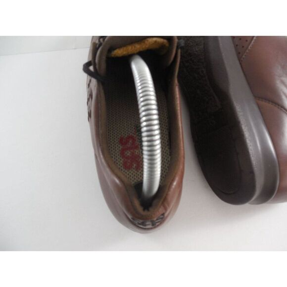 SAS Nursing Shoes Women Sz 9S Free Time Teak Brown Walking Leather‎ Comfort - Picture 7 of 9